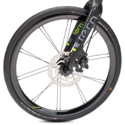 Tern Verge P10 - 20" Folding Bike - 2023 - Satin Black/grey/lime -Bike Sale Shop 02120780 tern verge p10 black grey lime 05 1063428