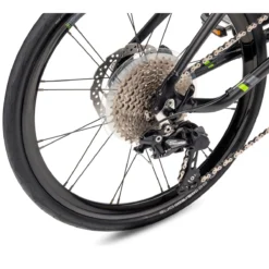 Tern Verge P10 - 20" Folding Bike - 2023 - Satin Black/grey/lime -Bike Sale Shop 02120780 tern verge p10 black grey lime 06 1063429