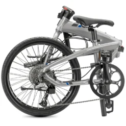 Tern Verge D9 - 20 Inches Folding Bike - 2023 - Gloss Silver/grey -Bike Sale Shop 02120806 tern verge d9 silver grey 03 1063577