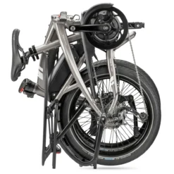 Tern Vektron Q9 - 20 Inches City Folding E-Bike - 2023 - Satin Metallic Silver/silver -Bike Sale Shop 02120822 tern vektron q9 met 1065165