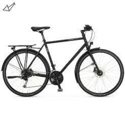 Vsf Fahrradmanufaktur T-100 SPORT Disc Alivio - Women Touring Bike - 2023 - Ebony Matt