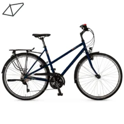 Vsf Fahrradmanufaktur T-300 Deore - Men Touring Bike - 2023 - Midnight Matt
