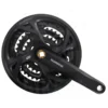 Shimano FC-M371 Crank Set With Chainguard - 3x9-speed - 48-36-26 - Black