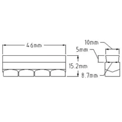 Kool-stop Kool Stop R10 Mafac Replacement Pad - KS-MRB / KS-MRSA (4 Pcs) -Bike Sale Shop 129138 02 c 219318