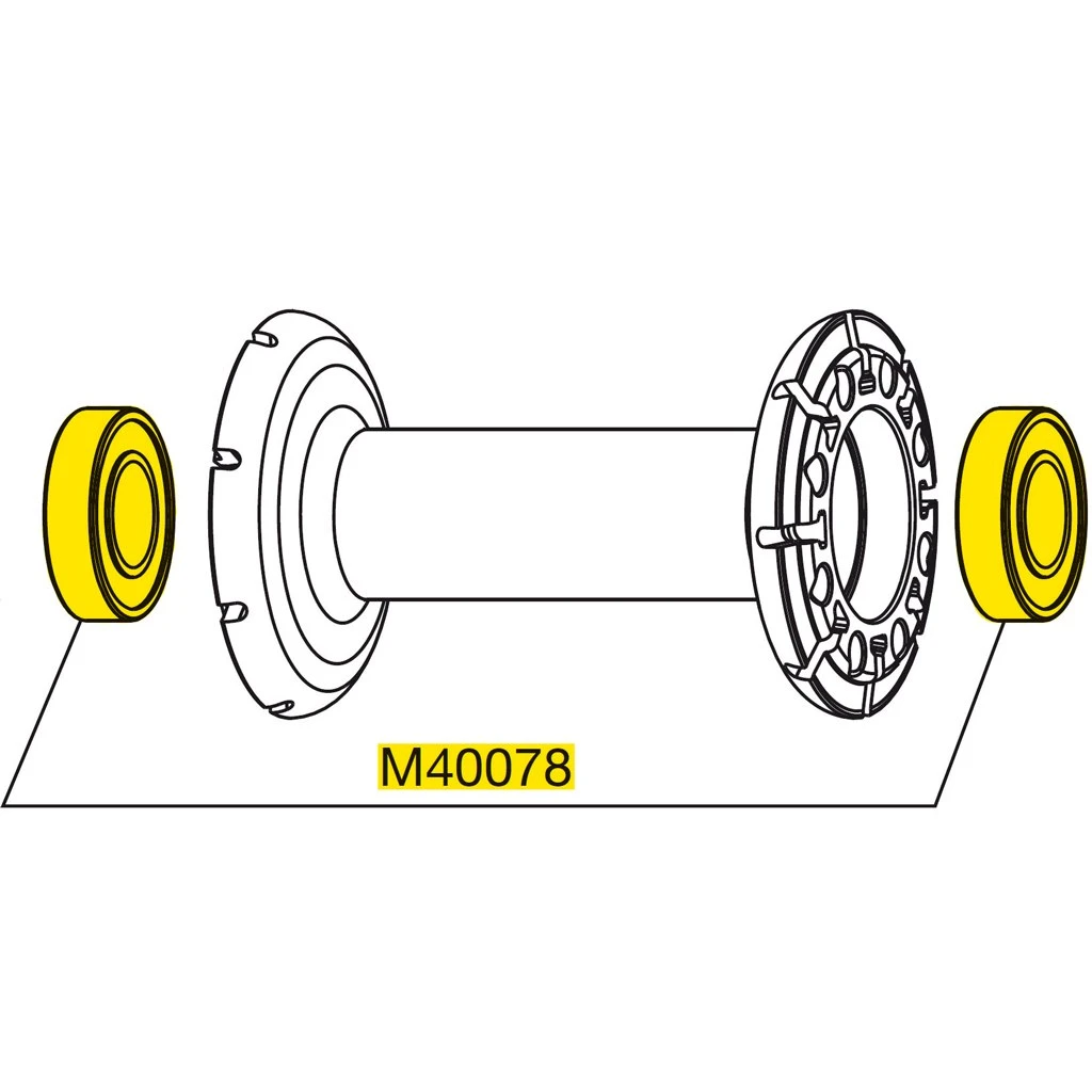 Mavic Hub Bearings For Front Wheels 6901 - 12x24x6mm - M40078 1 Mavic Hub Bearings For Front Wheels 6901 - 12x24x6mm - M40078