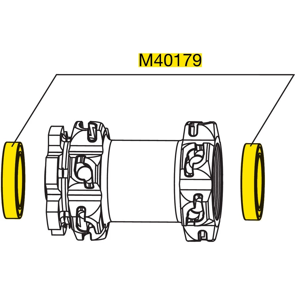 Mavic 20mm Axle Front Wheel Hub Bearings - M40179 2 Mavic 20mm Axle Front Wheel Hub Bearings - M40179 - Image 2