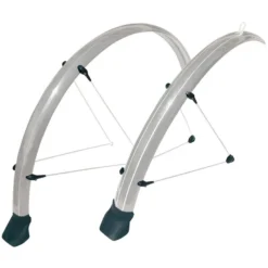 Stronglight Fender Set Cross - 28 Inch - Silver