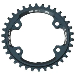 Stronglight HT3 MTB Narrow-Wide Chainring - 4-Arm - 96mm - For Shimano XTR FC 9000 / 9020 - Black