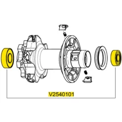 Mavic Rear Wheel Hub Bearing ID360 Small - V2560101