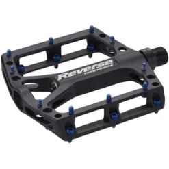 Reverse Components Black ONE MTB Flat Pedals - Black/dark Blue
