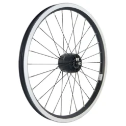 SON - 16 Inches - Front Wheel With XS Hub Dynamo For Brompton - Clincher - 28 Spokes - 8x74mm - Black