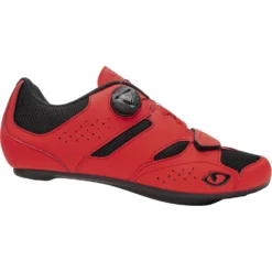Giro Savix II Road Shoes - Bright Red -Bike Sale Shop 260150013 giro savix ii road shoe bright red profile 907411