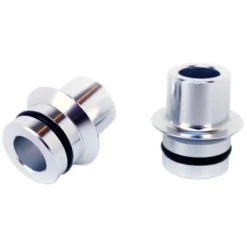 Feedback Sports Thru Axle Adapter - 12x100mm | For Omnium Trainer - Silver