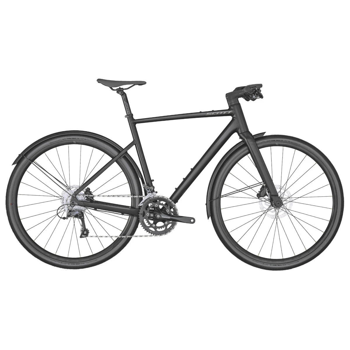 SCOTT METRIX 30 EQ Disc - 28" Fitnessbike - 2022 - Matt Black / Black Brushed 1 SCOTT METRIX 30 EQ Disc - 28" Fitnessbike - 2022 - Matt Black / Black Brushed