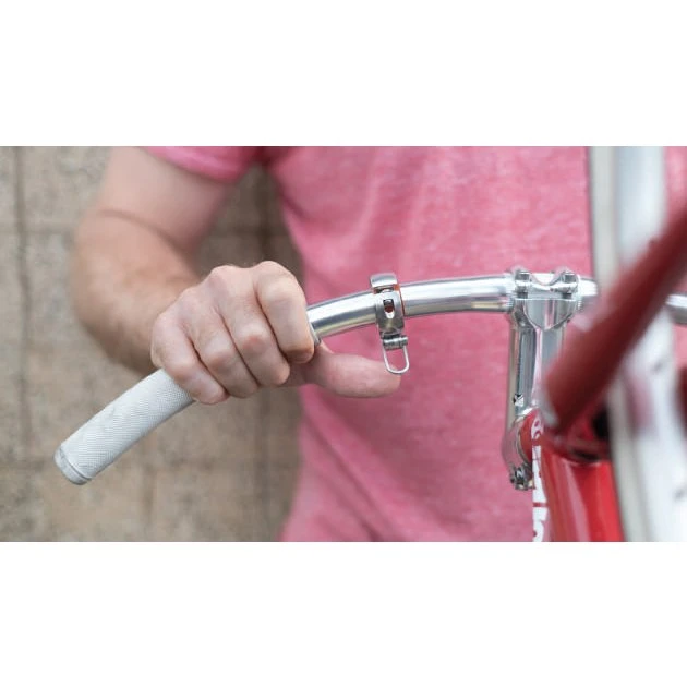 Knog Oi Luxe Bell - Silver 4 Knog Oi Luxe Bell - Silver - Image 4