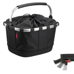 KLICKfix Carrybag GT UniKlip 0305U Bicycle Basket - Black
