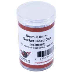 Wheels Manufacturing Socket Head Cap Screws - M5x8mm - 50 Pieces