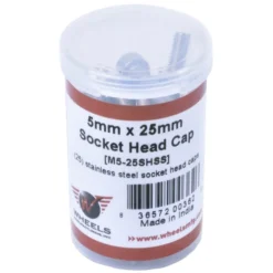 Wheels Manufacturing Socket Head Cap Screws - M5x25mm - 25 Pieces