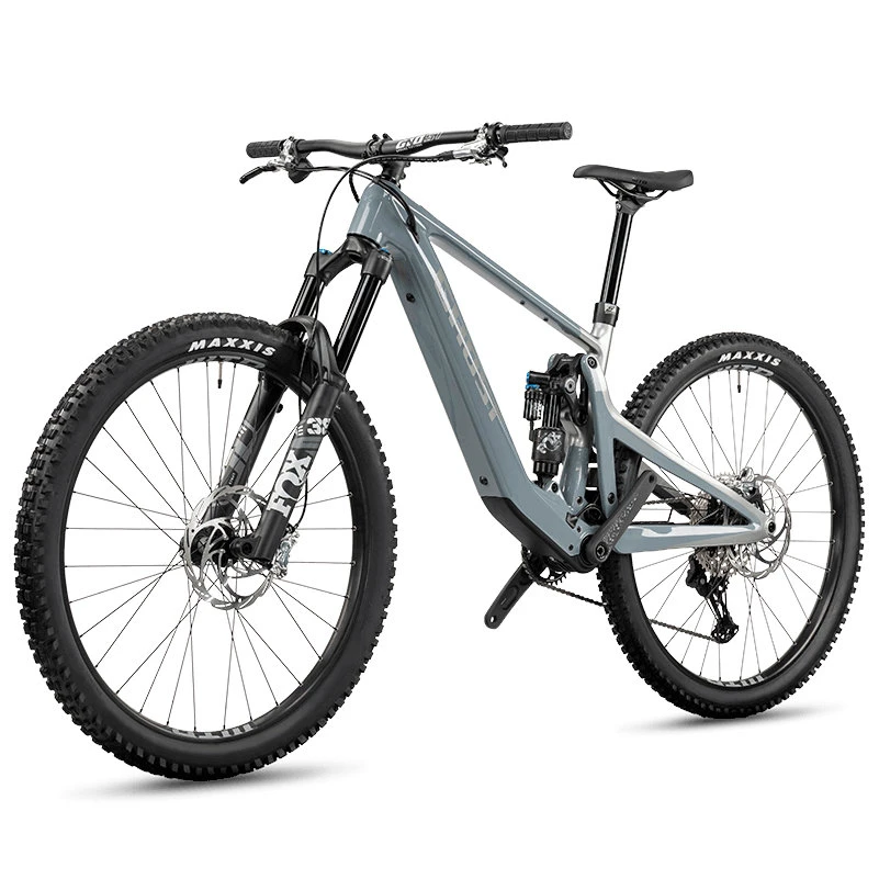 Ghost PATH RIOT Advanced - Carbon Electric Mountain Bike - 2023 - Grey / Light Grey Glossy 3 Ghost PATH RIOT Advanced - Carbon Electric Mountain Bike - 2023 - Grey / Light Grey Glossy - Image 3