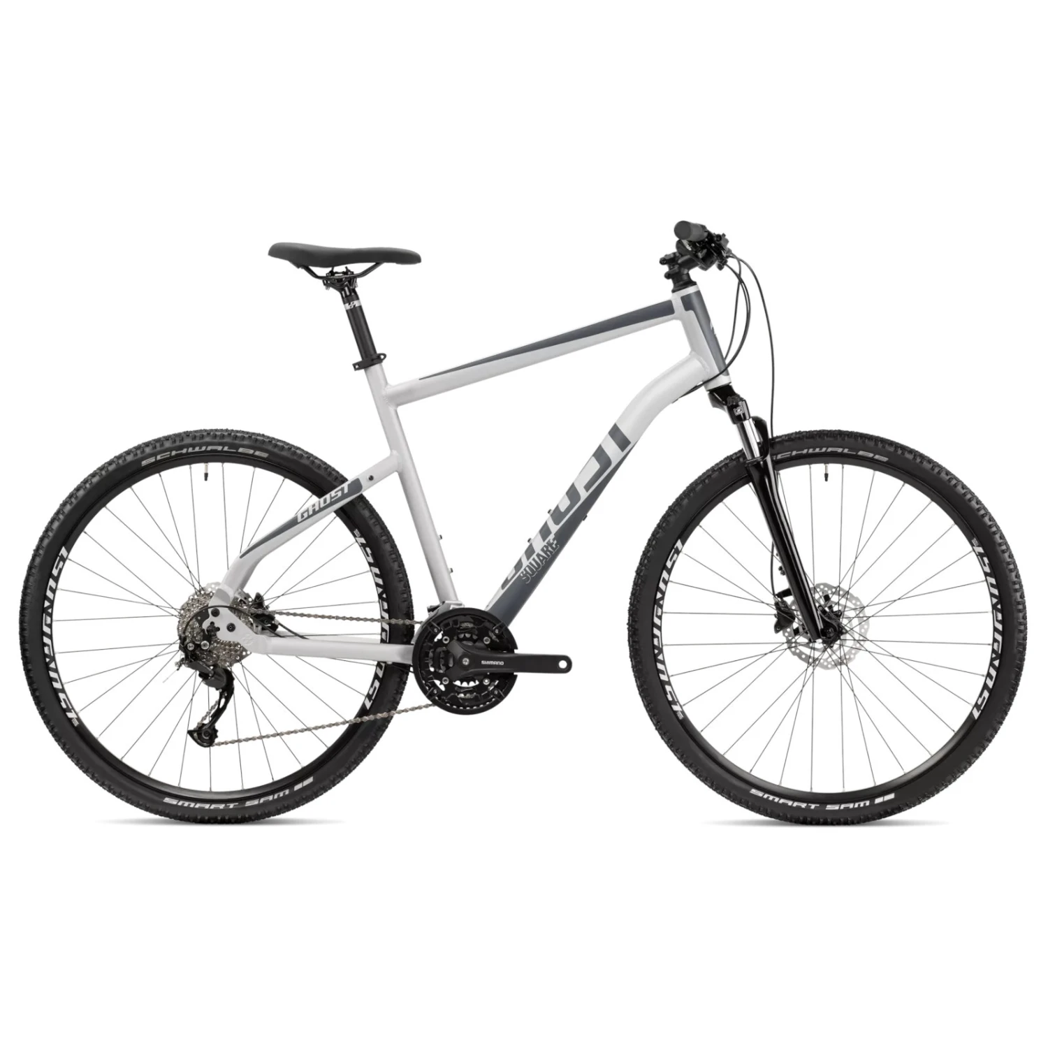 Ghost SQUARE CROSS - Cross Bike - 2023 - Light Grey / Dark Grey Matt 1 Ghost SQUARE CROSS - Cross Bike - 2023 - Light Grey / Dark Grey Matt