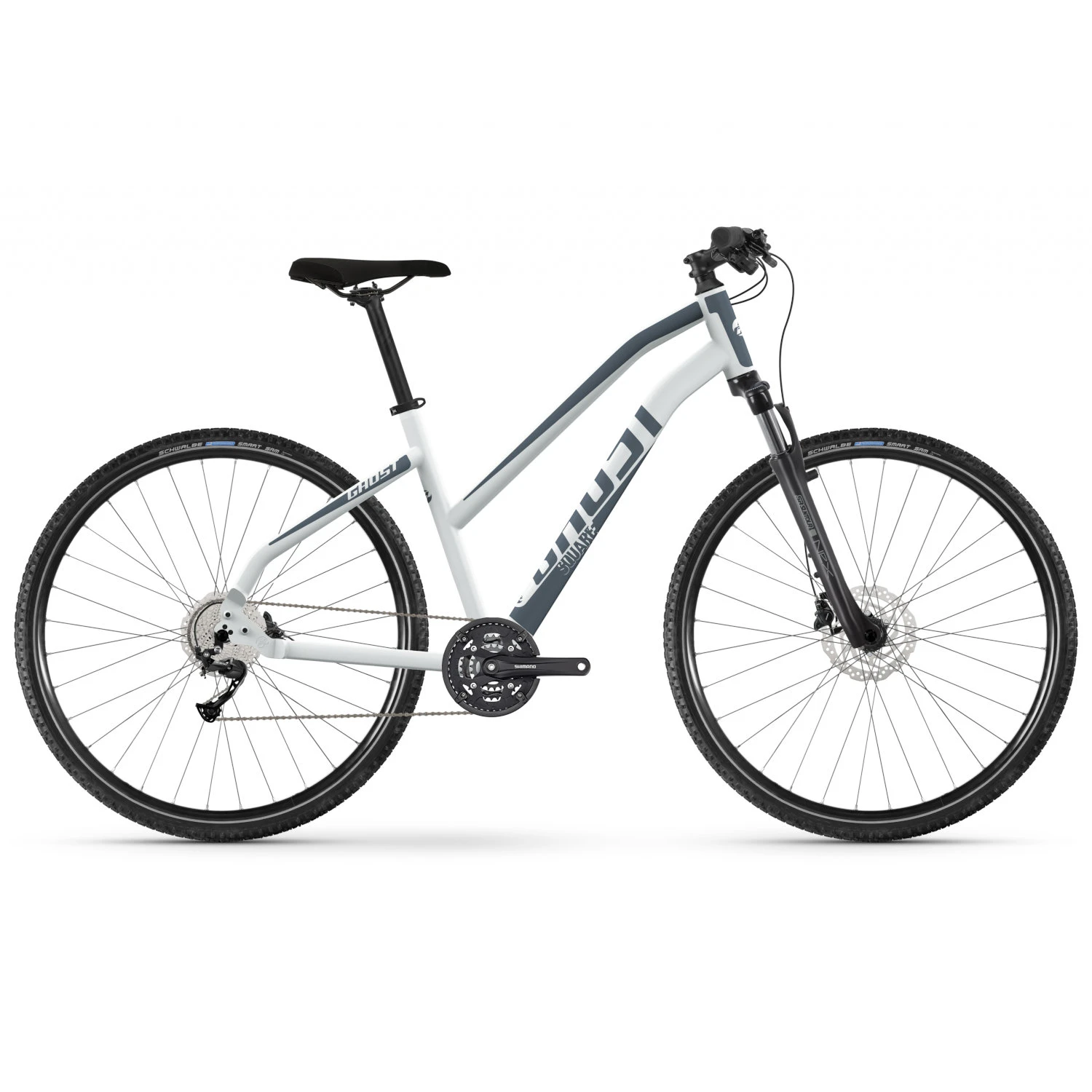 Ghost SQUARE CROSS Mid - Women Cross Bike - 2023 - Light Grey / Dark Grey Matt 1 Ghost SQUARE CROSS Mid - Women Cross Bike - 2023 - Light Grey / Dark Grey Matt