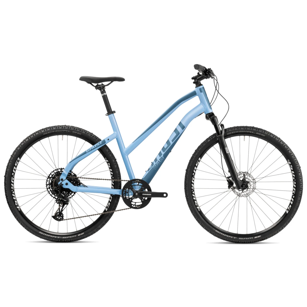 Ghost SQUARE CROSS Essential Mid - Women Cross Bike - 2023 - Blue Grey / Dirty Blue Matt 1 Ghost SQUARE CROSS Essential Mid - Women Cross Bike - 2023 - Blue Grey / Dirty Blue Matt