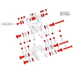 BMC Bolt Kit #25 For Trailfox (MY 2018) - 301184