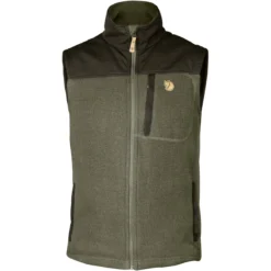 FJÄLLRÄVEN Fjällräven Buck Fleece Vest - Laurel Green-deep Forest