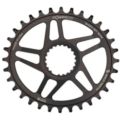 Wolf-tooth Wolf Tooth Elliptical Direct Mount Chainring For Shimano - Drop Stop - HG+ 32 Tooth - 32 Tooth - Black