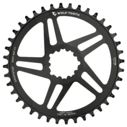 Wolf-tooth Wolf Tooth Direct Mount Chainring Flattop For SRAM - Drop Stop - Black