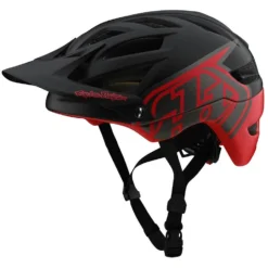 Troy Lee Designs A1 MIPS Helmet - Classic Black/Red 2