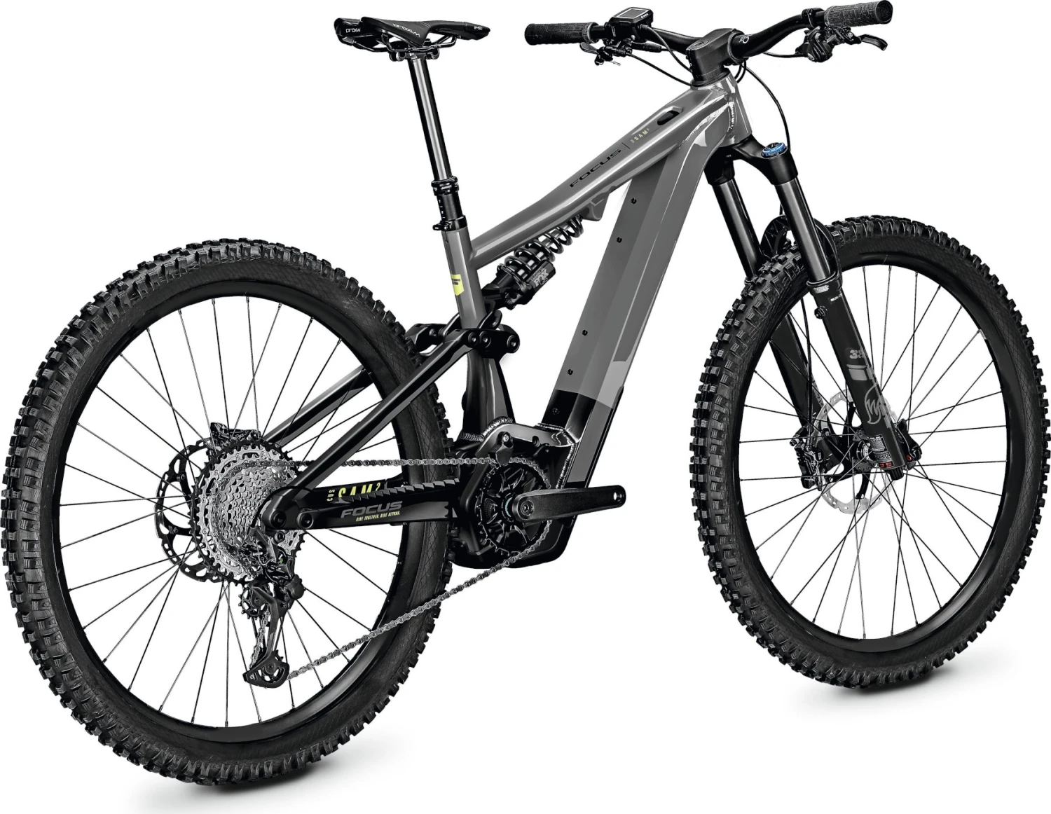 FOCUS SAM² 6.7 - 29" MTB E-Bike - 2023 - Slategrey 4 FOCUS SAM² 6.7 - 29" MTB E-Bike - 2023 - Slategrey - Image 4