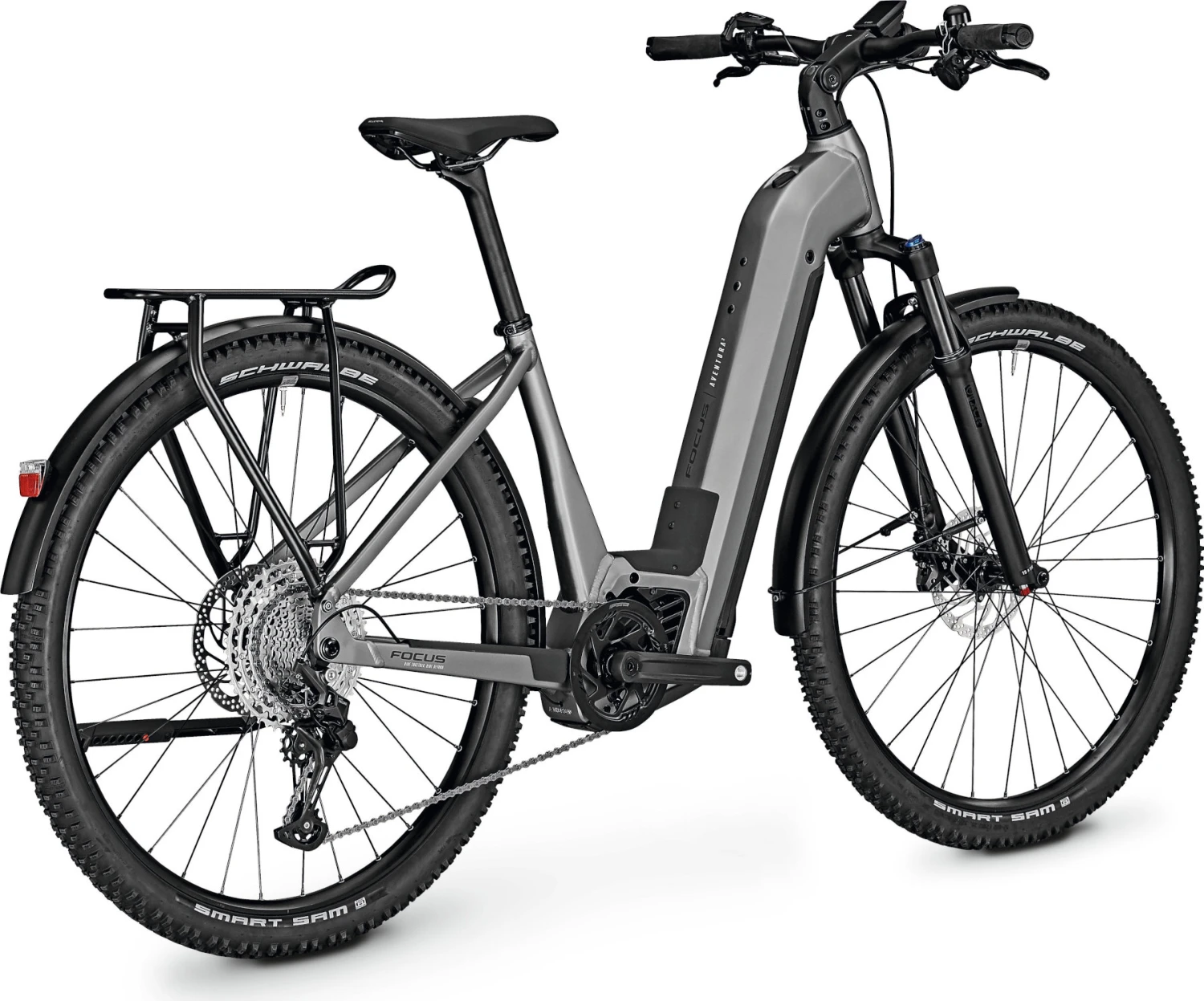 FOCUS AVENTURA² 6.8 Wave - 29" Easy Entry Electric Trekking Bike - 2023 - Toronto Grey 4 FOCUS AVENTURA² 6.8 Wave - 29" Easy Entry Electric Trekking Bike - 2023 - Toronto Grey - Image 4