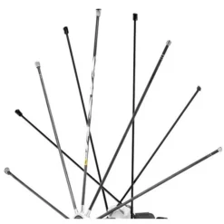 Mavic Tracomp Carbon Spokes 285mm For R-Sys Front Wheel (9 Pieces) - 10795801