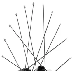 Mavic Spokes 296mm For Ellipse 11 Rear Wheels (10 Pieces) - 12033801 - Black