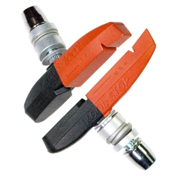 Kool-stop Kool Stop Supra2 Dual Compound V-Brake Shoes - KS-SUP2DL 1 Kool-stop Kool Stop Supra2 Dual Compound V-Brake Shoes - KS-SUP2DL