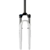 Sr-suntour SR Suntour NRX E LO-R-lite 28" Trekking Suspension Fork - 63mm - 1 1/8 Inch - 9mm QR - White
