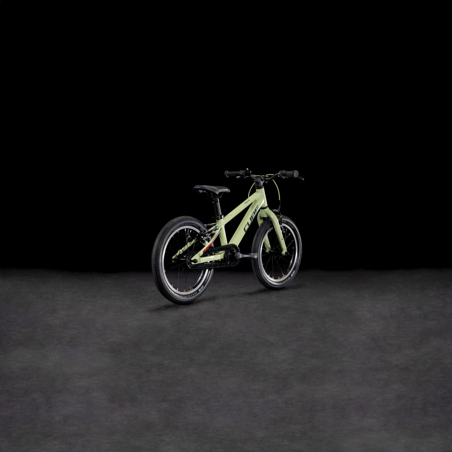 CUBE CUBIE 160 - 16" Children's Bike - 2023 - Green / Red 3 CUBE CUBIE 160 - 16" Children's Bike - 2023 - Green / Red - Image 3