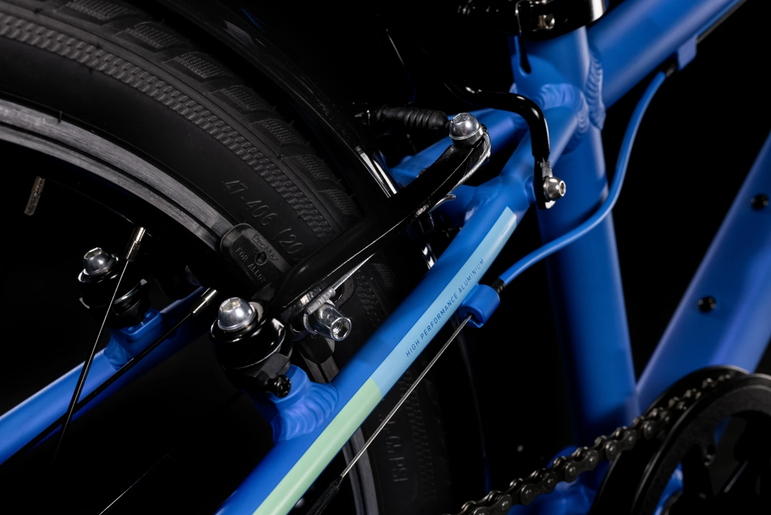 CUBE ACID 200 Street - 20" Children's Bike - 2023 - Blue / Lindgreen 5 CUBE ACID 200 Street - 20" Children's Bike - 2023 - Blue / Lindgreen - Image 5