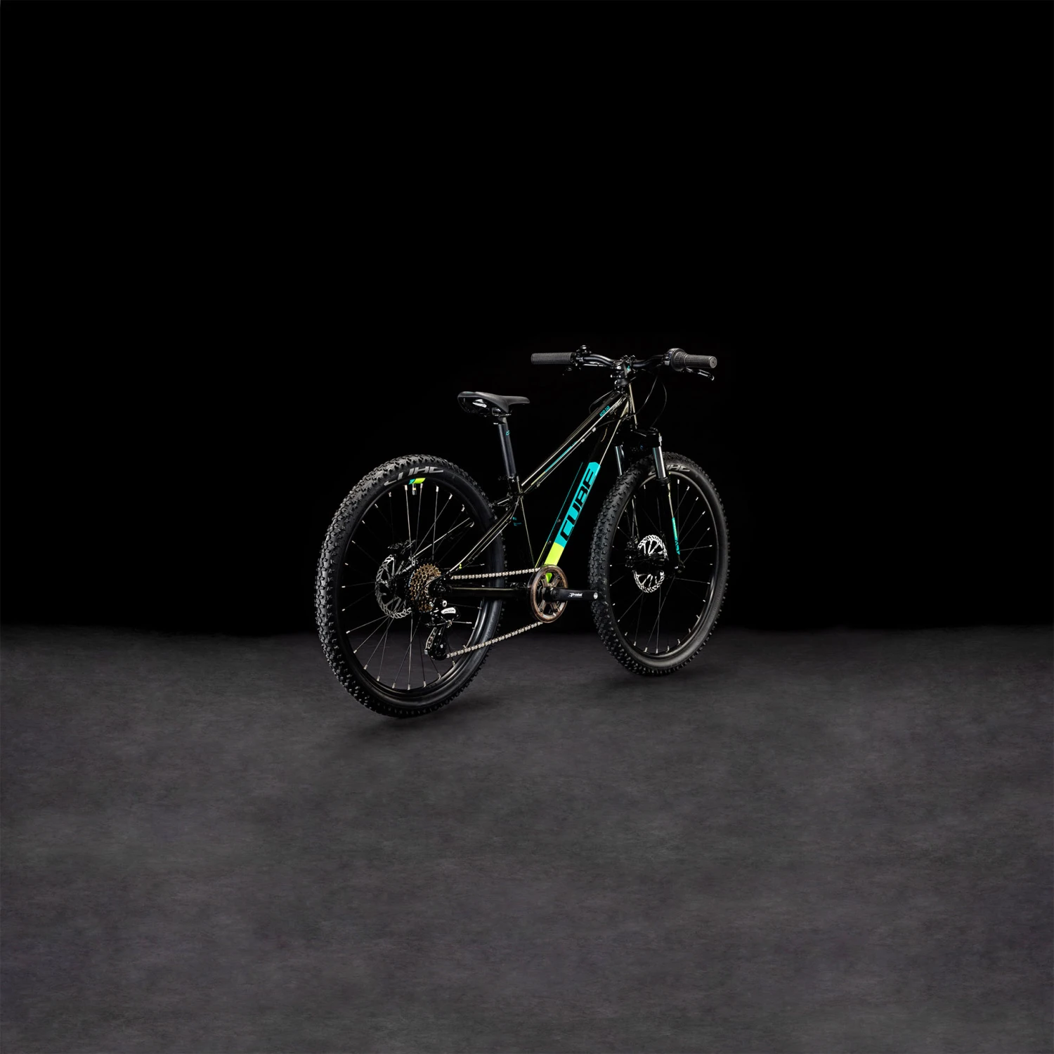 CUBE ACID 240 Disc - 24" Children's Bike - 2023 - Black / Green 3 CUBE ACID 240 Disc - 24" Children's Bike - 2023 - Black / Green - Image 3