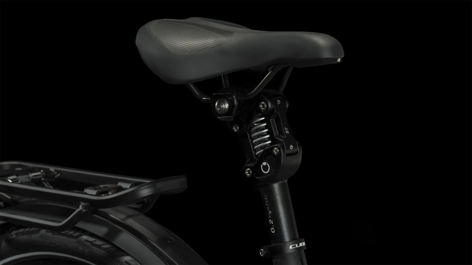 CUBE KATHMANDU HYBRID SLT 750 - Easy Entry Electric Touring Bike - 2023 - Black / Metal 6 CUBE KATHMANDU HYBRID SLT 750 - Easy Entry Electric Touring Bike - 2023 - Black / Metal - Image 6