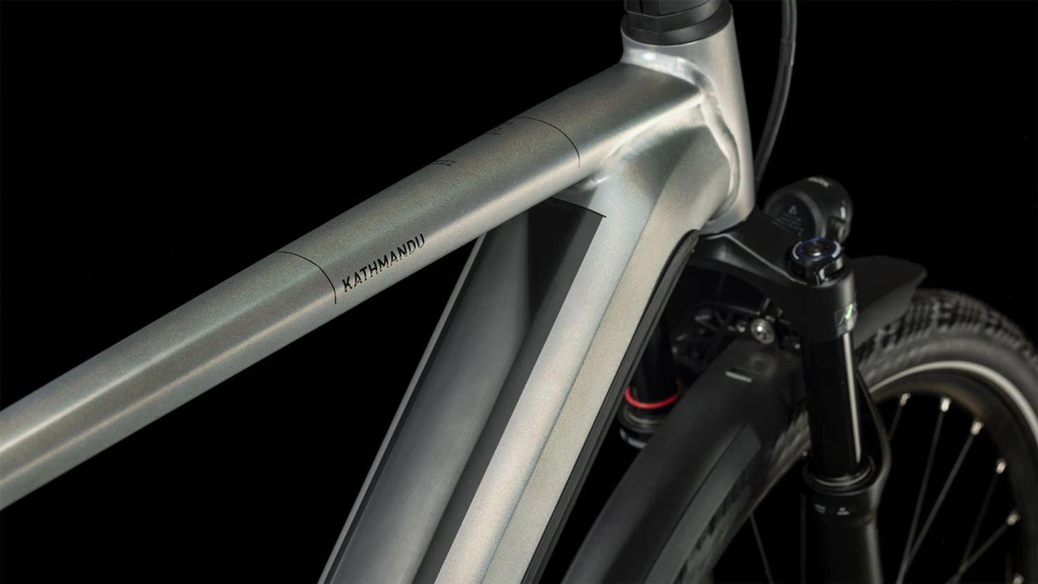 CUBE KATHMANDU HYBRID SLT 750 - Electric Touring Bike - 2023 - Prizmsilver / Grey 4 CUBE KATHMANDU HYBRID SLT 750 - Electric Touring Bike - 2023 - Prizmsilver / Grey - Image 4