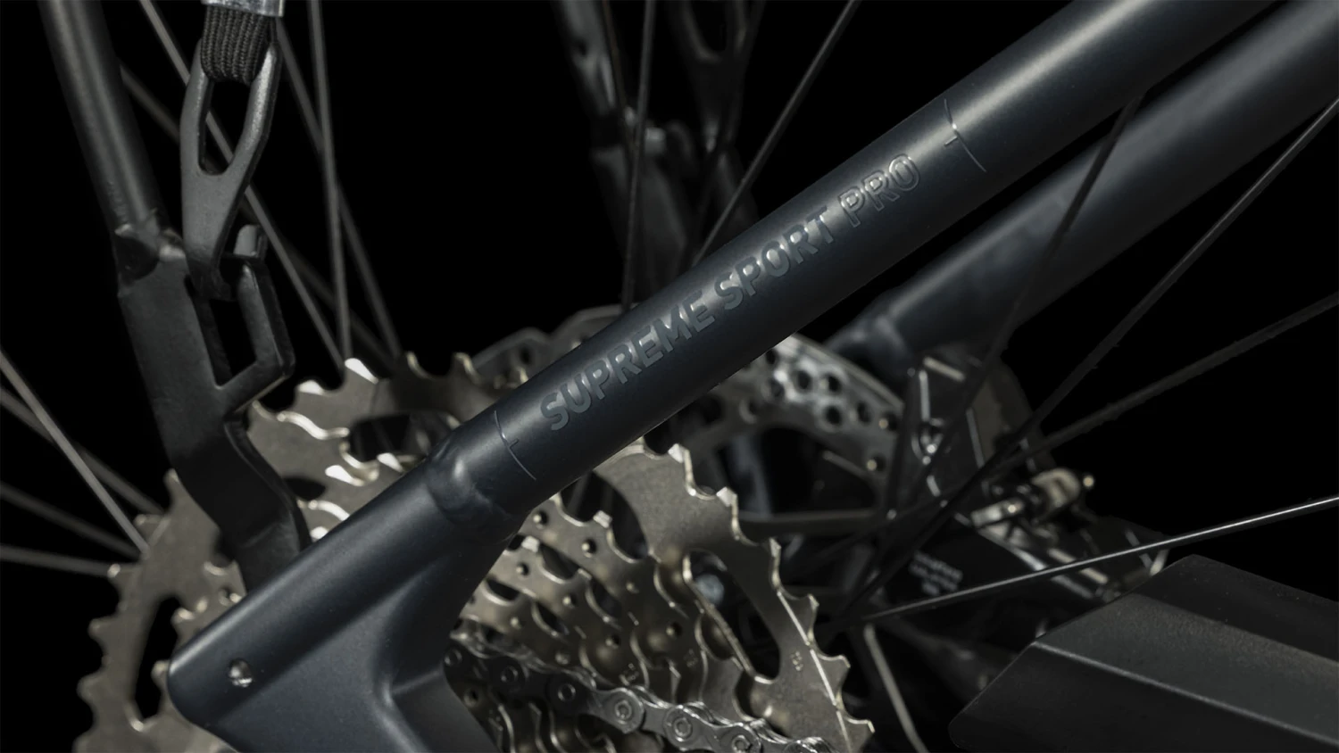 CUBE SUPREME SPORT HYBRID Pro 625 - Easy Entry Electric Bike - 2023 - Grey / Grey 8 CUBE SUPREME SPORT HYBRID Pro 625 - Easy Entry Electric Bike - 2023 - Grey / Grey - Image 8