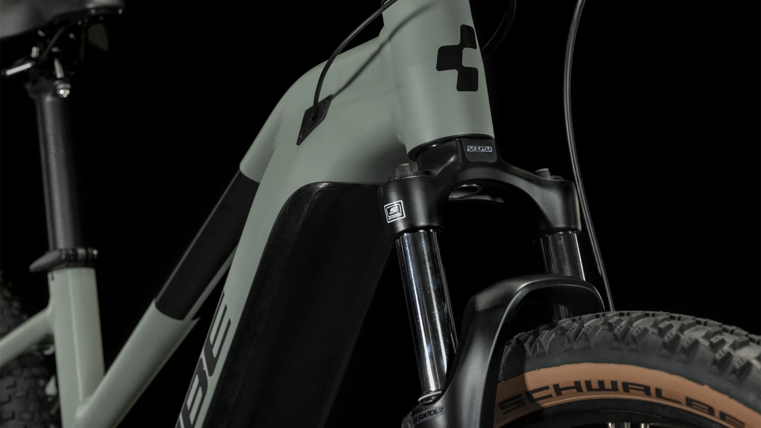 CUBE REACTION HYBRID Performance 500 - Women Electric Mountain Bike - 2023 - Swampgrey / Black 7 CUBE REACTION HYBRID Performance 500 - Women Electric Mountain Bike - 2023 - Swampgrey / Black - Image 7