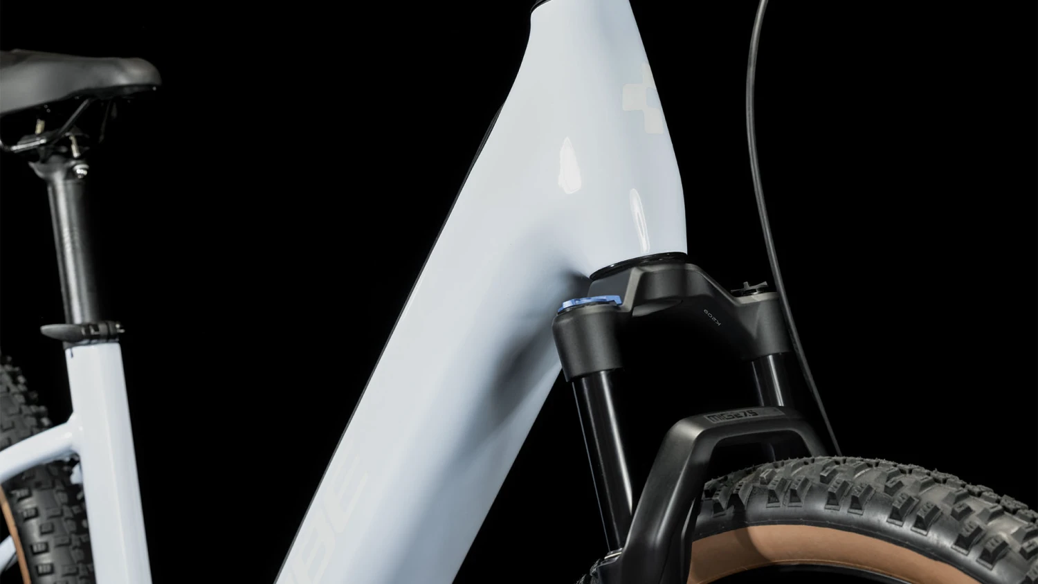 CUBE REACTION HYBRID Pro 750 - 27.5" Easy Entry Electric Mountain Bike - 2023 - Flashwhite / Black 7 CUBE REACTION HYBRID Pro 750 - 27.5" Easy Entry Electric Mountain Bike - 2023 - Flashwhite / Black - Image 7