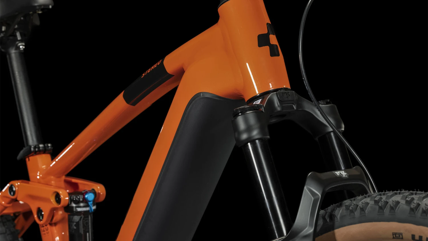 CUBE STEREO HYBRID 120 Race 625 - Electric Mountainbike - 2023 - Fireorange / Black 6 CUBE STEREO HYBRID 120 Race 625 - Electric Mountainbike - 2023 - Fireorange / Black - Image 6
