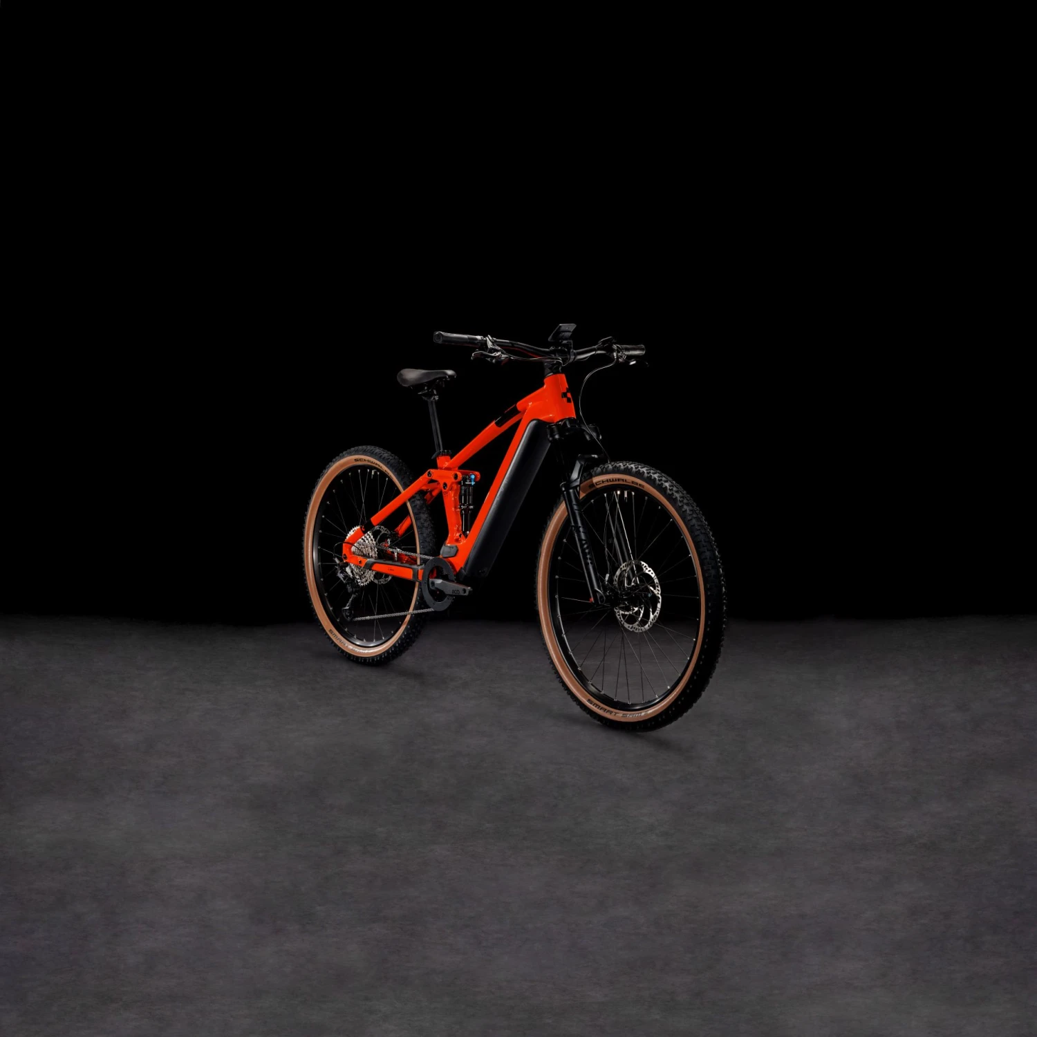 CUBE STEREO HYBRID 120 Race 625 - Electric Mountainbike - 2023 - Fireorange / Black 3 CUBE STEREO HYBRID 120 Race 625 - Electric Mountainbike - 2023 - Fireorange / Black - Image 3