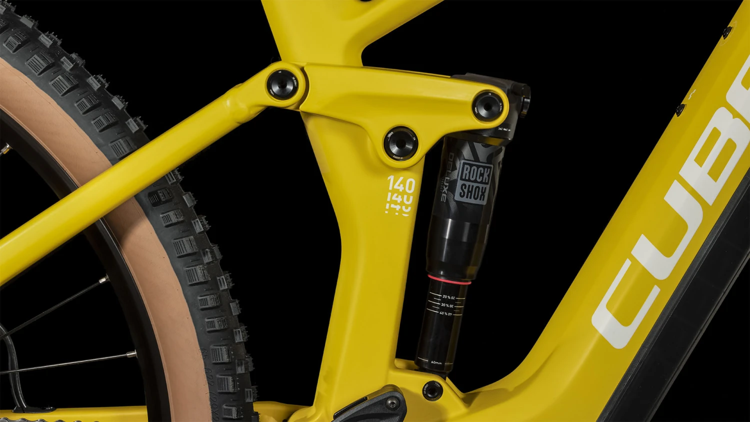 CUBE STEREO HYBRID 140 HPC Pro 625 - Carbon Electric Mountainbike - 2023 - Vivid / Sun 6 CUBE STEREO HYBRID 140 HPC Pro 625 - Carbon Electric Mountainbike - 2023 - Vivid / Sun - Image 6