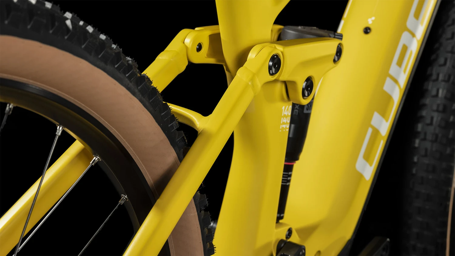 CUBE STEREO HYBRID 140 HPC Pro 625 - Carbon Electric Mountainbike - 2023 - Vivid / Sun 7 CUBE STEREO HYBRID 140 HPC Pro 625 - Carbon Electric Mountainbike - 2023 - Vivid / Sun - Image 7