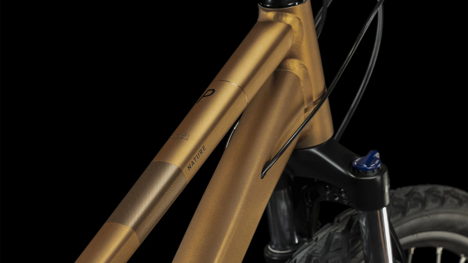 CUBE NATURE Pro - Women Cross Bike - 2023 - Gold / Black A00 4 CUBE NATURE Pro - Women Cross Bike - 2023 - Gold / Black A00 - Image 4
